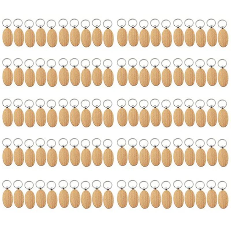 100Pcs Blank Oval Ellipse Wooden Key Chain DIY Promotion Keychain Pendant Keyring Tags Promotional Gifts
100Pcs Blank Oval Ellipse Wooden Key Chain DIY Promotion Keychain Pendant Keyring Tags Promotional Gifts