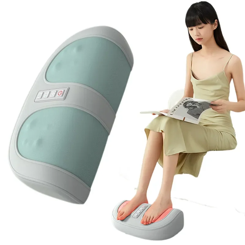 

Electric Foot Massager Hot Compress Shiatsu Deep Kneading Therapy Relief Chronic Pain Muscle Tension Relax Health Care Device