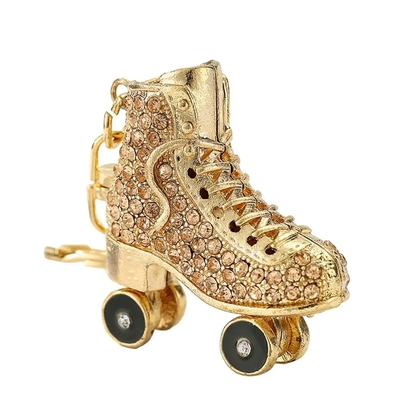 Cute Ice Skates Keychain Sparkling Crystal Rhinestone Keyrings Car Bag Pendant
Cute Ice Skates Keychain Sparkling Crystal Rhinestone Keyrings Car Bag Pendant