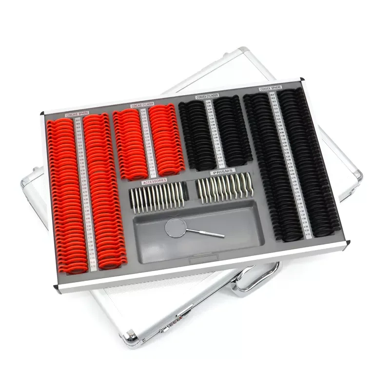 Factory Price High Quality Optical Equipment Optometry Plastic Ring Trial Lens Set 232 Aluminum Case Box
Factory Price High Quality Optical Equipment Optometry Plastic Ring Trial Lens Set 232 Aluminum Case Box