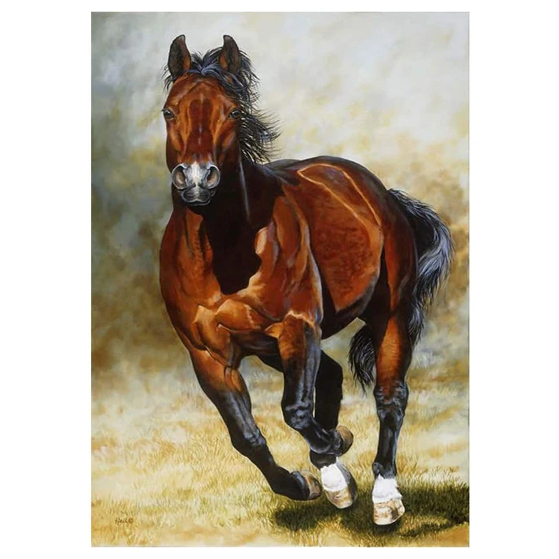 DIY Diamond Painting Horse Full Drill Round Diamond, Paint With Diamonds Art Home Decoration
DIY Diamond Painting Horse Full Drill Round Diamond, Paint With Diamonds Art Home Decoration