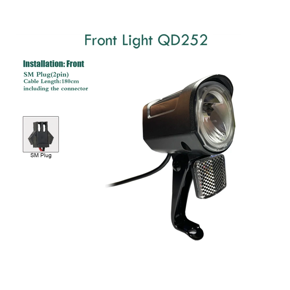 Bike Led Headlight Cycling Outdoor SM/Waterproof Spotlight Lamp 12V~72V Adjustable E-Bike Electric Bike Universal
Bike Led Headlight Cycling Outdoor SM/Waterproof Spotlight Lamp 12V~72V Adjustable E-Bike Electric Bike Universal