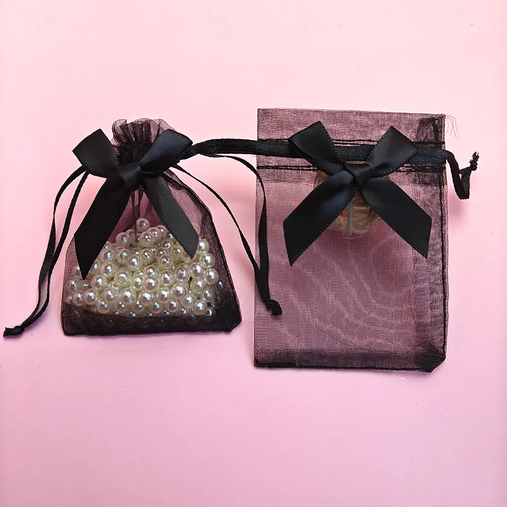 Подарочные сумки из органзы с бантом 9x12 10x15 
Подарочные сумки из органзы с бантом 9x12 10x15