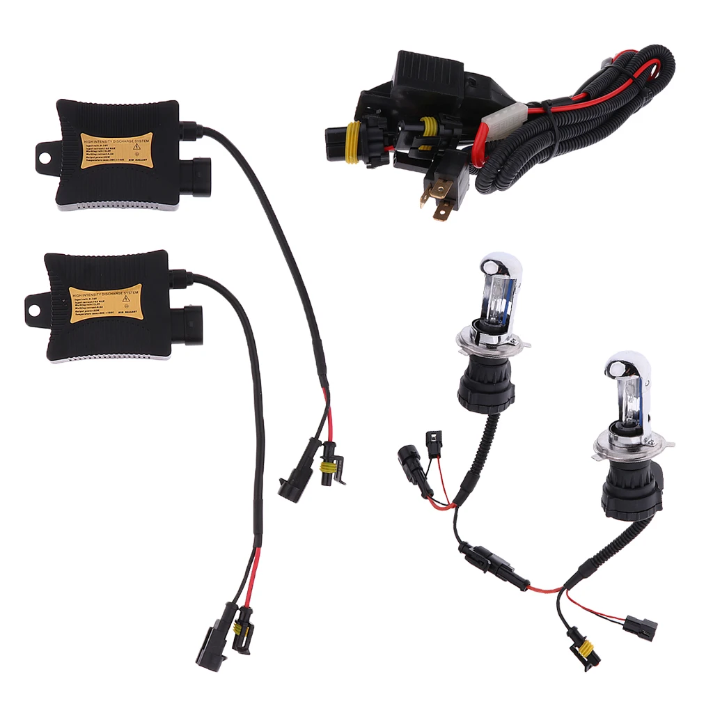55W HID Bi-Xenon Conversion Headlight Fog Light Kit Bulb H4-3 With Ballasts High Brightness Low Power Consumption
55W HID Bi-Xenon Conversion Headlight Fog Light Kit Bulb H4-3 With Ballasts High Brightness Low Power Consumption