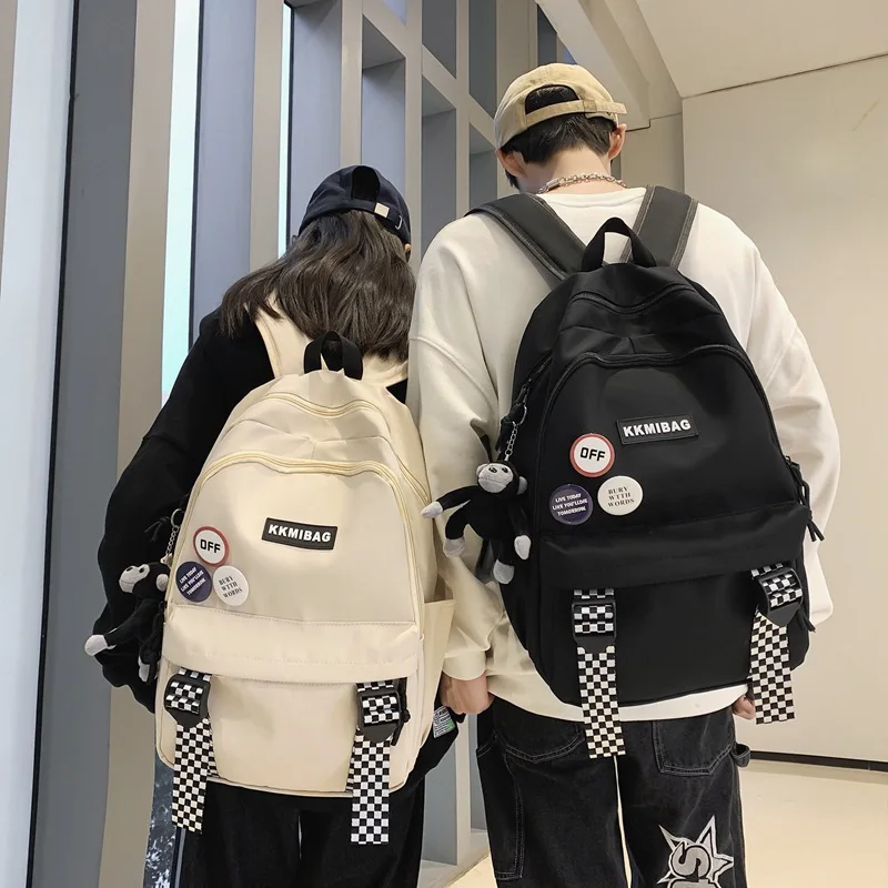 Рюкзак в стиле Харадзюку для мужчин и женщин, школьный ранец для учеников младшей и старшей школы, Вместительная дорожная сумка для женщин
Рюкзак в стиле Харадзюку для мужчин и женщин, школьный ранец для учеников младшей и старшей школы, Вместительная дорожная сумка для женщин