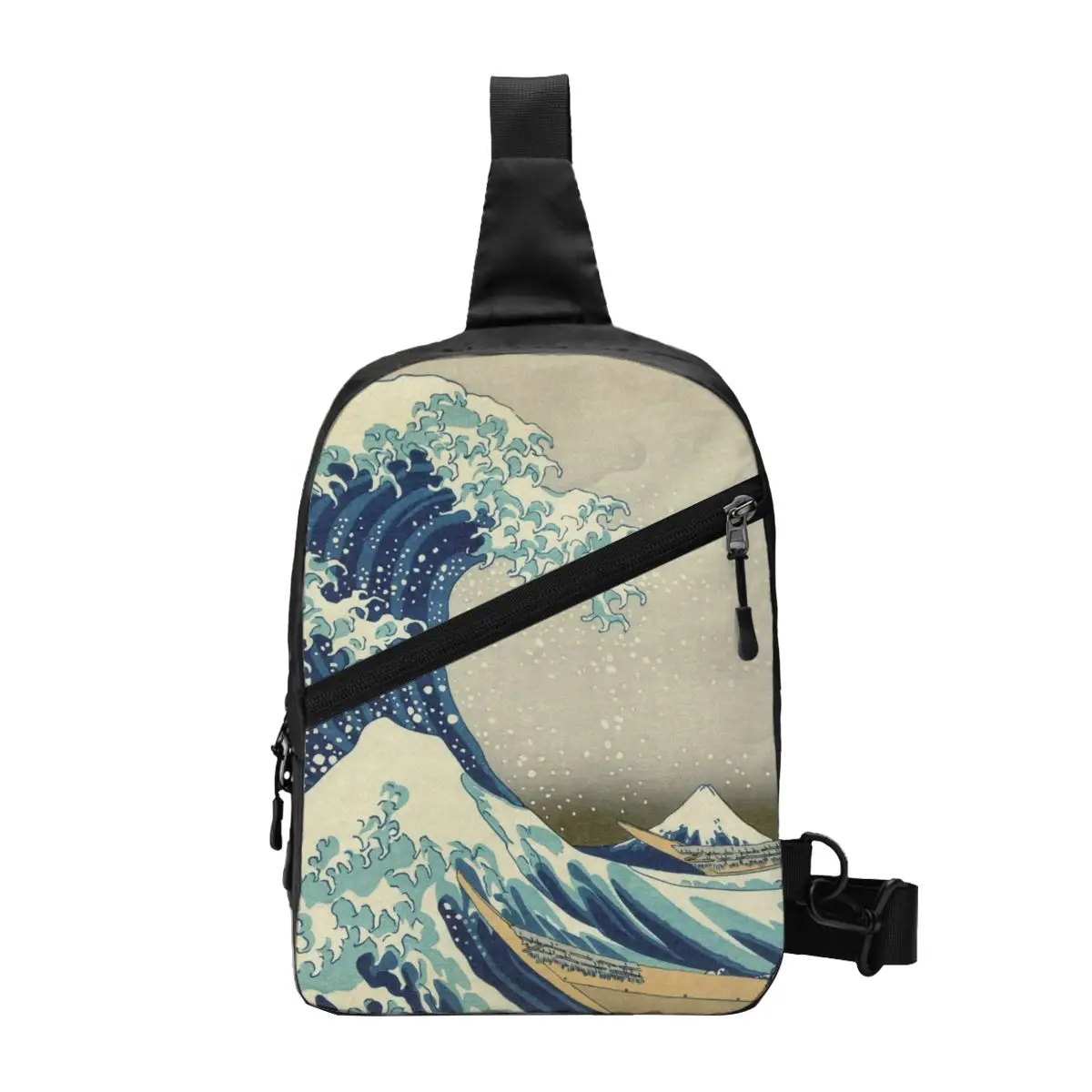 The Great Wave Chest Bag Painting Leisure Shoulder Bags Unisex Trip Running Phone Small Bag
The Great Wave Chest Bag Painting Leisure Shoulder Bags Unisex Trip Running Phone Small Bag