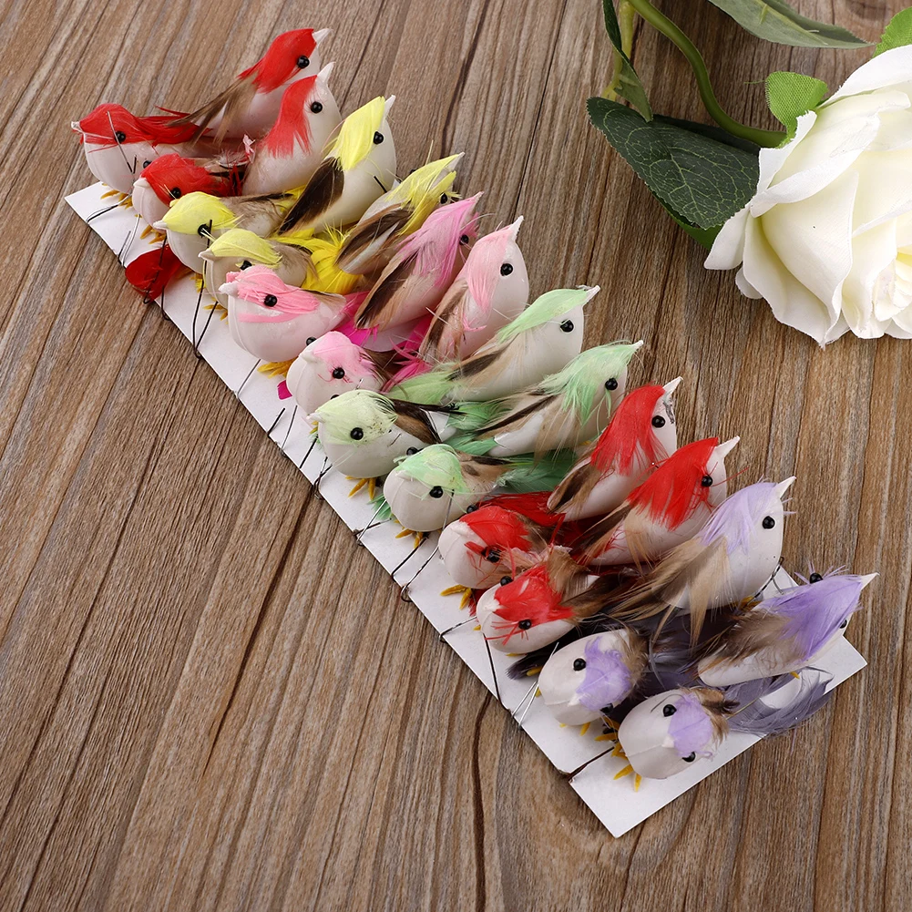 24 Pcs Artificial Simulation Foam Birds For Wedding Decoration Home Garden Party Accessories Mini Ornaments DIY Craft
24 Pcs Artificial Simulation Foam Birds For Wedding Decoration Home Garden Party Accessories Mini Ornaments DIY Craft