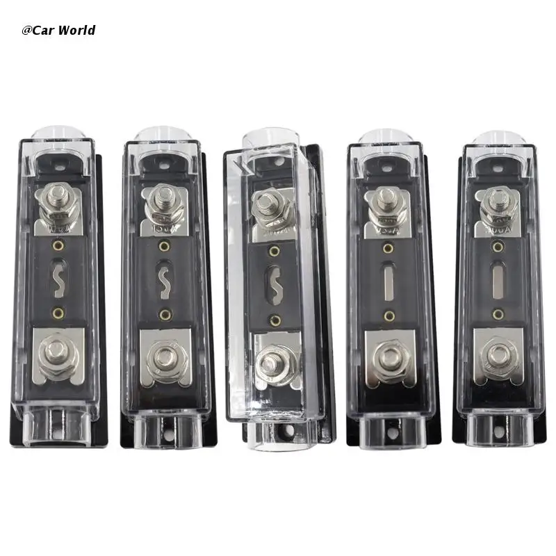 6x дБ автомобильный держатель предохранителя калибровочный провод 100A 150A 200A 250A 300A предохранители адаптер Держатель предохранителя для автом...
6x дБ автомобильный держатель предохранителя калибровочный провод 100A 150A 200A 250A 300A предохранители адаптер Держатель предохранителя для автом...