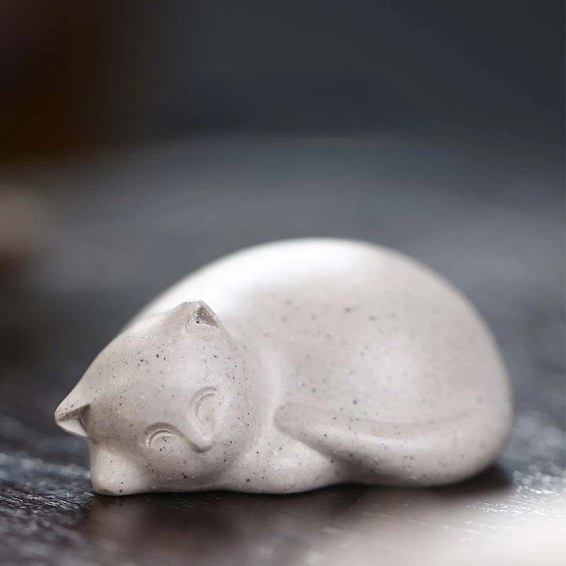 Boutique Purple Clay Tea Pet Cute Cat Statue Tea Figurine Ornaments Handmade Sculpture Crafts Tea Table Decoration Accessories
Boutique Purple Clay Tea Pet Cute Cat Statue Tea Figurine Ornaments Handmade Sculpture Crafts Tea Table Decoration Accessories