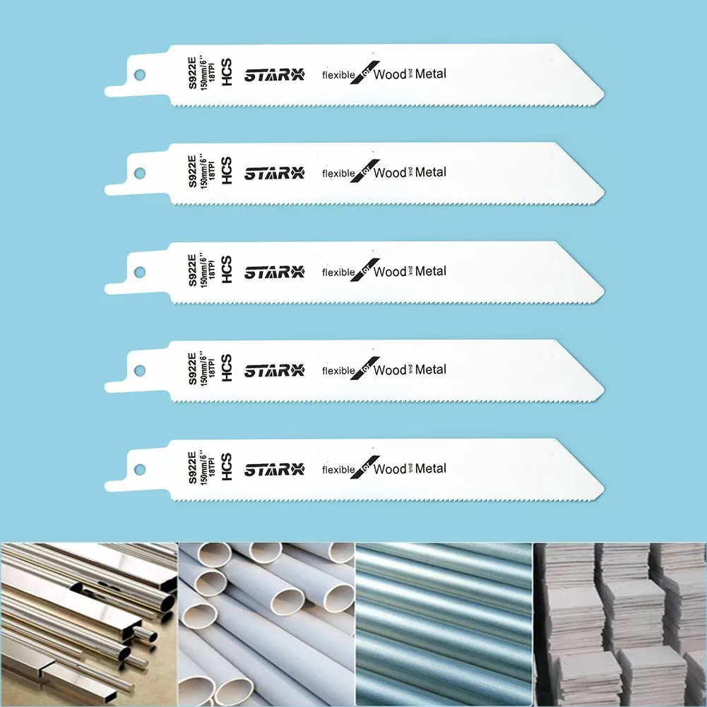 NEW 150mm High Carbon Steel Reciprocating Jig Saw Blade S922EF Saw Blade For Cutting Wood Plastic Pipe Metal Wholesale
NEW 150mm High Carbon Steel Reciprocating Jig Saw Blade S922EF Saw Blade For Cutting Wood Plastic Pipe Metal Wholesale