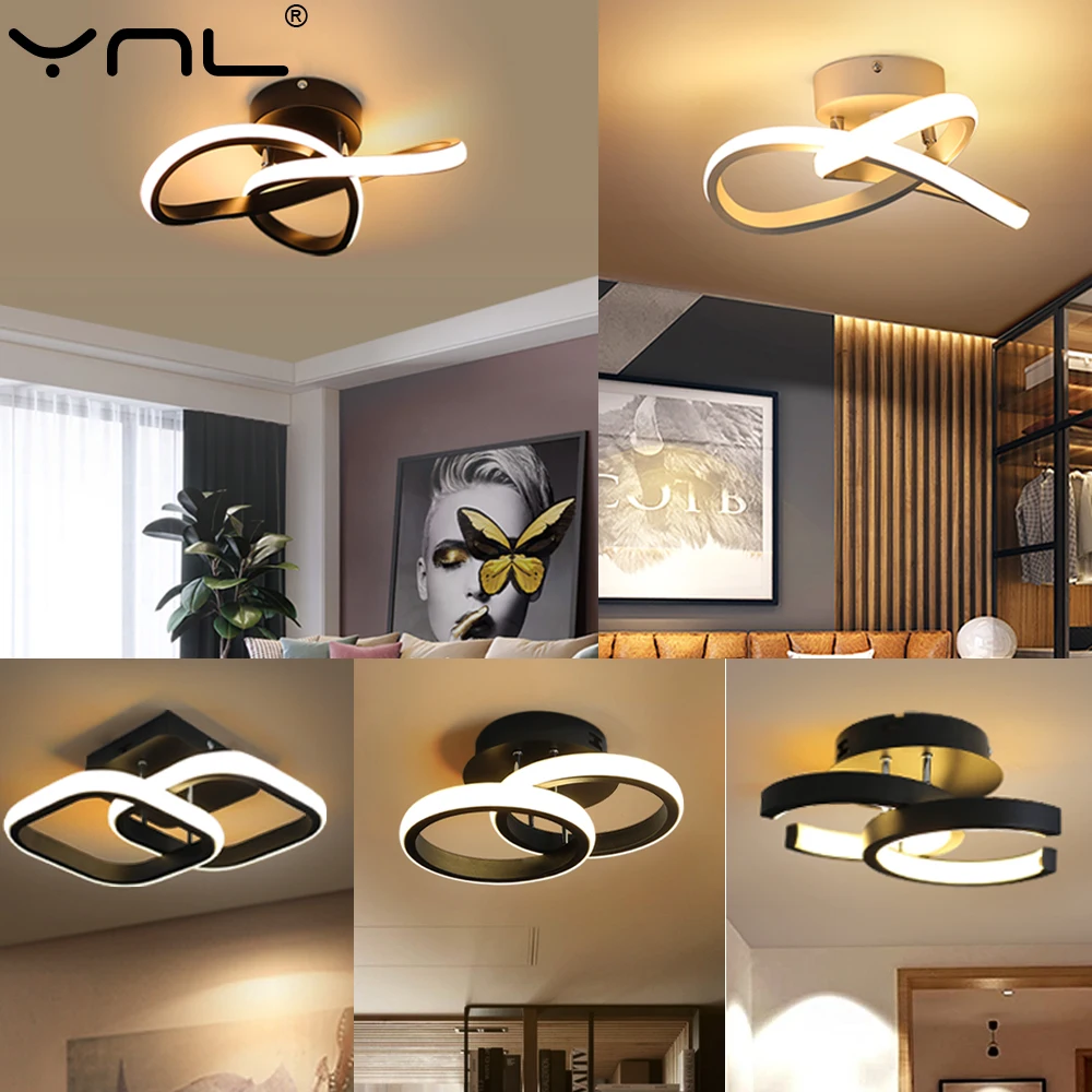Modern LED Aisle Ceiling Light Fixture 110V 220V Black Ceiling Lamps Corridor Bedroom Living Room For Home Decor Indoor Lighting
Modern LED Aisle Ceiling Light Fixture 110V 220V Black Ceiling Lamps Corridor Bedroom Living Room For Home Decor Indoor Lighting