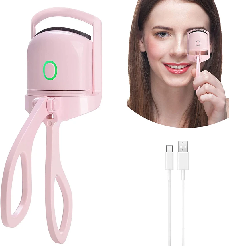 

Heated Eyelash Curler,Electric Eyelash Curlers,USB Rechargeable Eye Lash Curler,2 Heating Modes Quick Natural Curling Eye Lashes