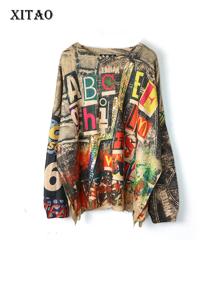 XITAO Letter Print Pattern Knitted Sweater Women 2020 Winter Casual Fashion New Style Minority All Match Women Clothes ZY1843
XITAO Letter Print Pattern Knitted Sweater Women 2020 Winter Casual Fashion New Style Minority All Match Women Clothes ZY1843