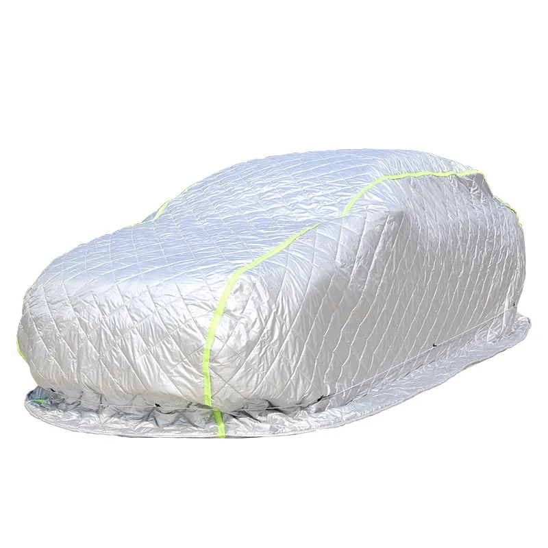 Universal Car Cover Padded Car Cover Hail Sunshade Waterproof All Weather SUV Outdoor Winter Car Snow Cover Storage Bag for Car 
Universal Car Cover Padded Car Cover Hail Sunshade Waterproof All Weather SUV Outdoor Winter Car Snow Cover Storage Bag for Car