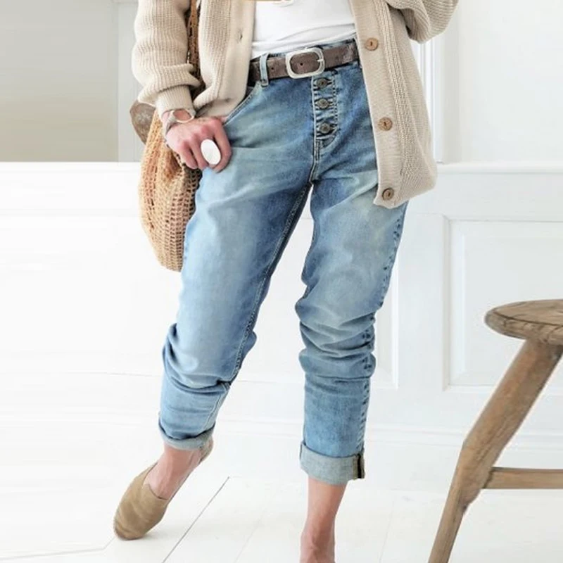 Women's Jeans 2023 High-waist Denim Trousers Loose Fashion Women's Straight-Leg Pants New Washed White Boyfriend's Pants
Women's Jeans 2023 High-waist Denim Trousers Loose Fashion Women's Straight-Leg Pants New Washed White Boyfriend's Pants