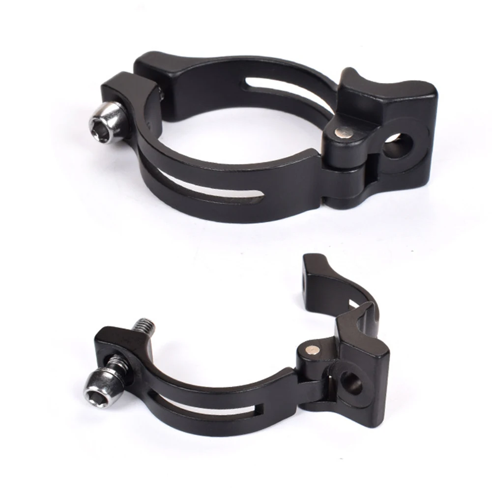 34.9/31.8mm Bike Front Derailleur Clamp Braze-On Adapter Mech Band Mount Aluminum Alloy Front Derailleur Conversion Clip Ring
34.9/31.8mm Bike Front Derailleur Clamp Braze-On Adapter Mech Band Mount Aluminum Alloy Front Derailleur Conversion Clip Ring