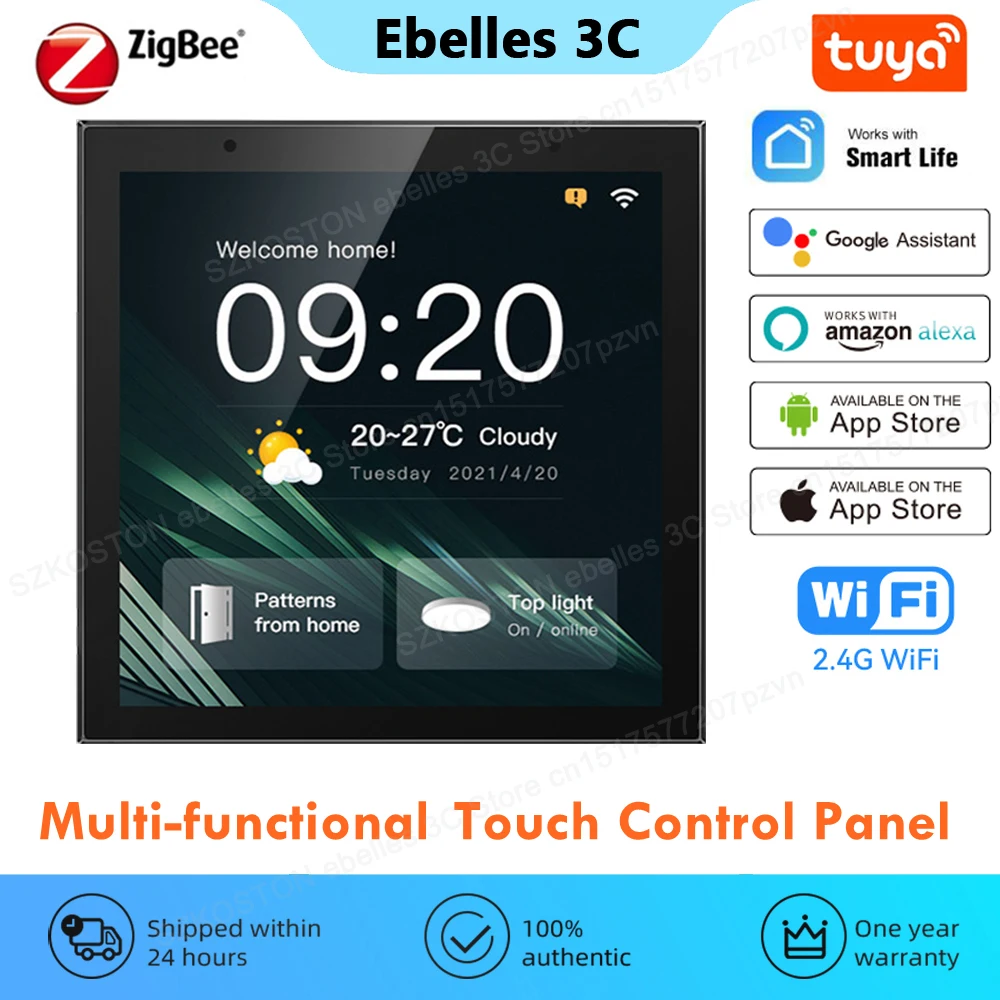 Tuya Smart Life Multi-function Touch Screen Control Panel Smart Home Central Control Scene Linkage Home Automation Assistant
Tuya Smart Life Multi-function Touch Screen Control Panel Smart Home Central Control Scene Linkage Home Automation Assistant
