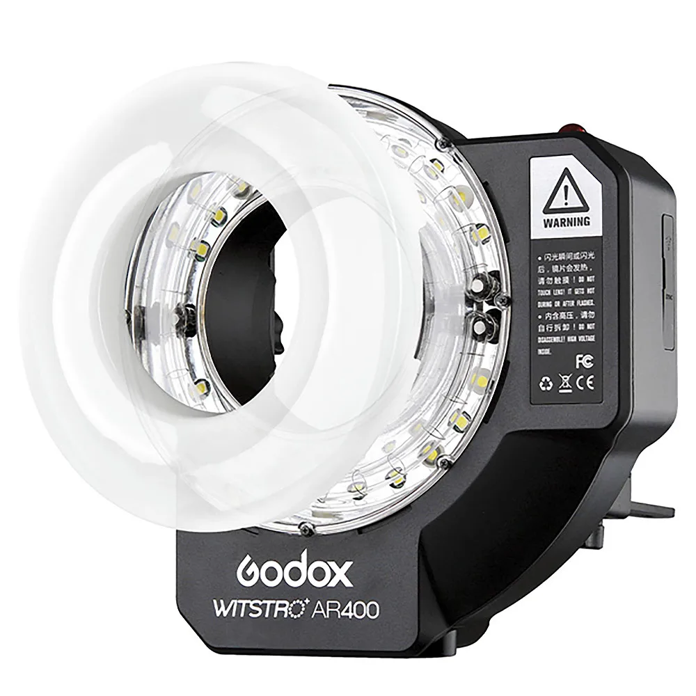 Godox Witstro AR400 400 Вт Кольцевая вспышка Speedlite с литий-ионным аккумулятором + светодиодсветильник для видеокамер Canon Nikon DSLR
Godox Witstro AR400 400 Вт Кольцевая вспышка Speedlite с литий-ионным аккумулятором + светодиодсветильник для видеокамер Canon Nikon DSLR