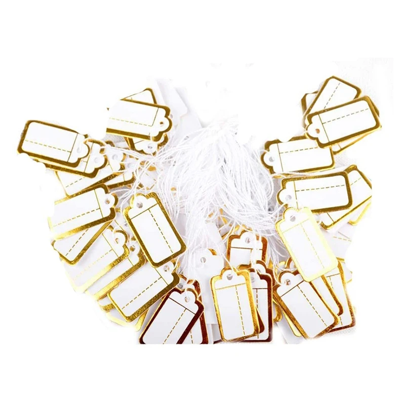 400 Pcs Paper Jewelry Price Tags With Hanging String Marking Tags Clothing Display Labels Blank Labeling Tags 25Mmx13mm
400 Pcs Paper Jewelry Price Tags With Hanging String Marking Tags Clothing Display Labels Blank Labeling Tags 25Mmx13mm