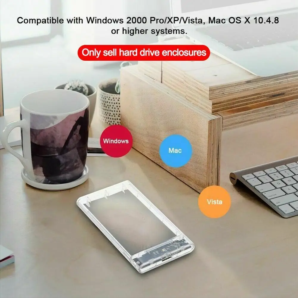 Usb3.0 Hdd Enclosure 2.5inch Serial Port Sata Ssd Hard Mobile Support Drive Disk 5tb Hdd External Transparent A7g4
Usb3.0 Hdd Enclosure 2.5inch Serial Port Sata Ssd Hard Mobile Support Drive Disk 5tb Hdd External Transparent A7g4