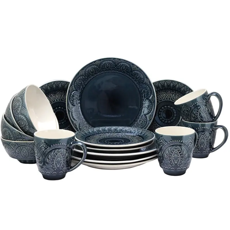 Perta 16 Piece Stoneware Dinnerware Set
Perta 16 Piece Stoneware Dinnerware Set