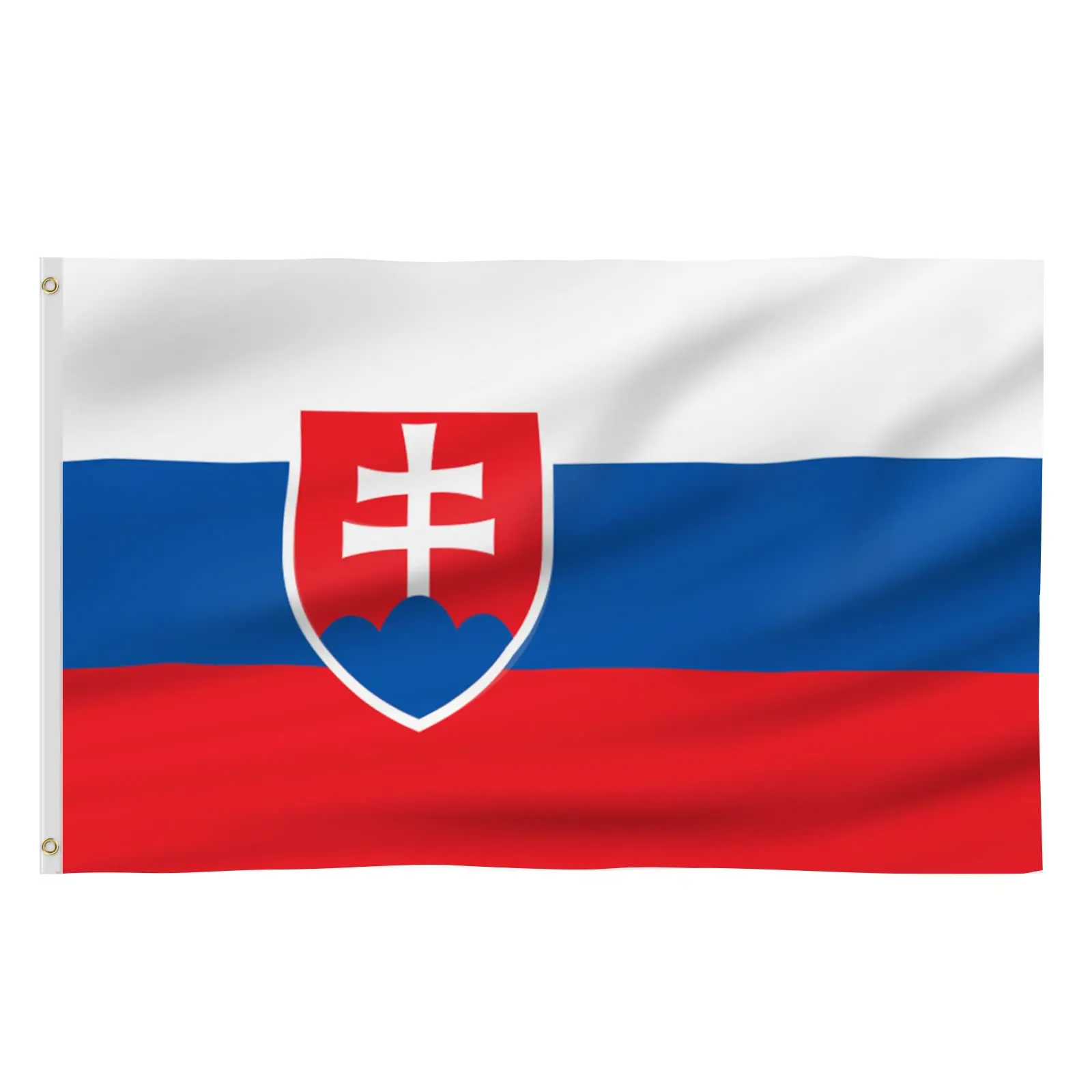Slovakia Flag Polyester Vivid Color and Fade Proof Double Stitched Slovak Flags with Brass Grommet Indoor Outdoor Decorations
Slovakia Flag Polyester Vivid Color and Fade Proof Double Stitched Slovak Flags with Brass Grommet Indoor Outdoor Decorations