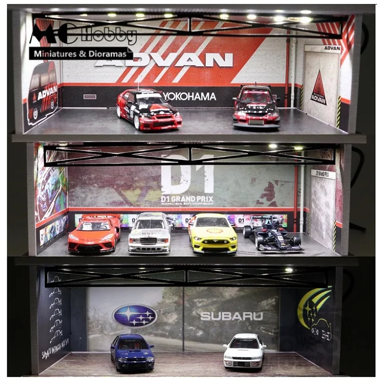 **Pre-Order** MC Hobby 1:64 Diorama Led Light Carport Garage Cabinet D1 GRAND PRIX ADVAN Subaru**Pre-Order**
**Pre-Order** MC Hobby 1:64 Diorama Led Light Carport Garage Cabinet D1 GRAND PRIX ADVAN Subaru**Pre-Order**