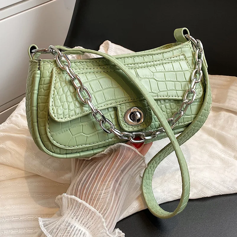 Crocodile Pattern Women's Bag 2022 Trend Luxury Designer Purses and Handbag Female Handbags Underarm Bags for Women
Crocodile Pattern Women's Bag 2022 Trend Luxury Designer Purses and Handbag Female Handbags Underarm Bags for Women