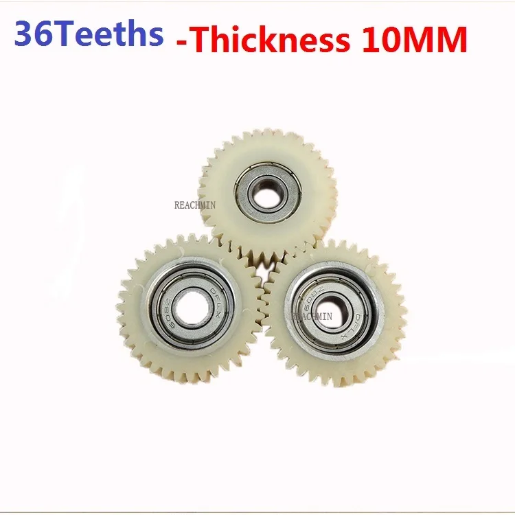 3pcs/set 36Teeths Outer Diameter 38mm Thickness 10mm Electric vehicle bicycle nylon worm gear electric bicycle replacement part
3pcs/set 36Teeths Outer Diameter 38mm Thickness 10mm Electric vehicle bicycle nylon worm gear electric bicycle replacement part