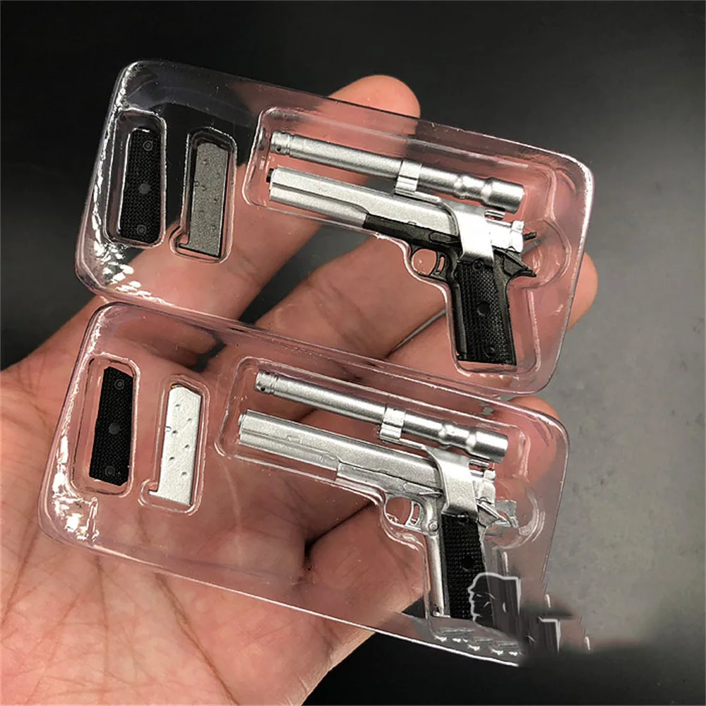 Аксессуары для модели 1/6, ZY2009A, пистолет M1911, мини-игрушки нельзя выбрасывать, 2 цвета, для кукол, солдатиков
Аксессуары для модели 1/6, ZY2009A, пистолет M1911, мини-игрушки нельзя выбрасывать, 2 цвета, для кукол, солдатиков