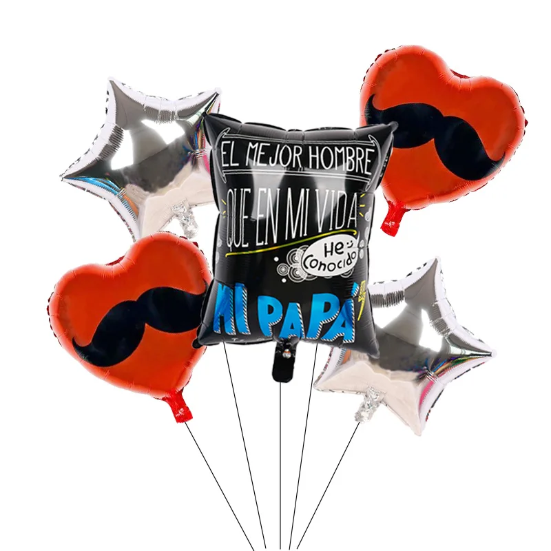 1set Feliz Dia Super Papa Balloons Happy Father's Day Helium Globos Kiss Love Foil Balls Father Mother Party Decorations Baloes
1set Feliz Dia Super Papa Balloons Happy Father's Day Helium Globos Kiss Love Foil Balls Father Mother Party Decorations Baloes