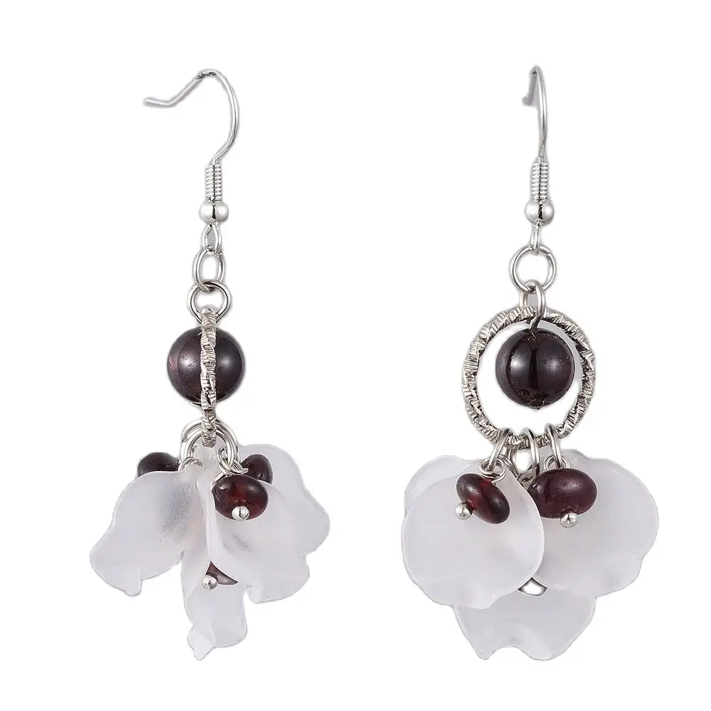 Kissitty 2 Pairs Natural Garnet Chip Beads Dangle Earrings For Women Frosted Acrylic Pendants Hook Earrings Jewelry Finding Gift
Kissitty 2 Pairs Natural Garnet Chip Beads Dangle Earrings For Women Frosted Acrylic Pendants Hook Earrings Jewelry Finding Gift