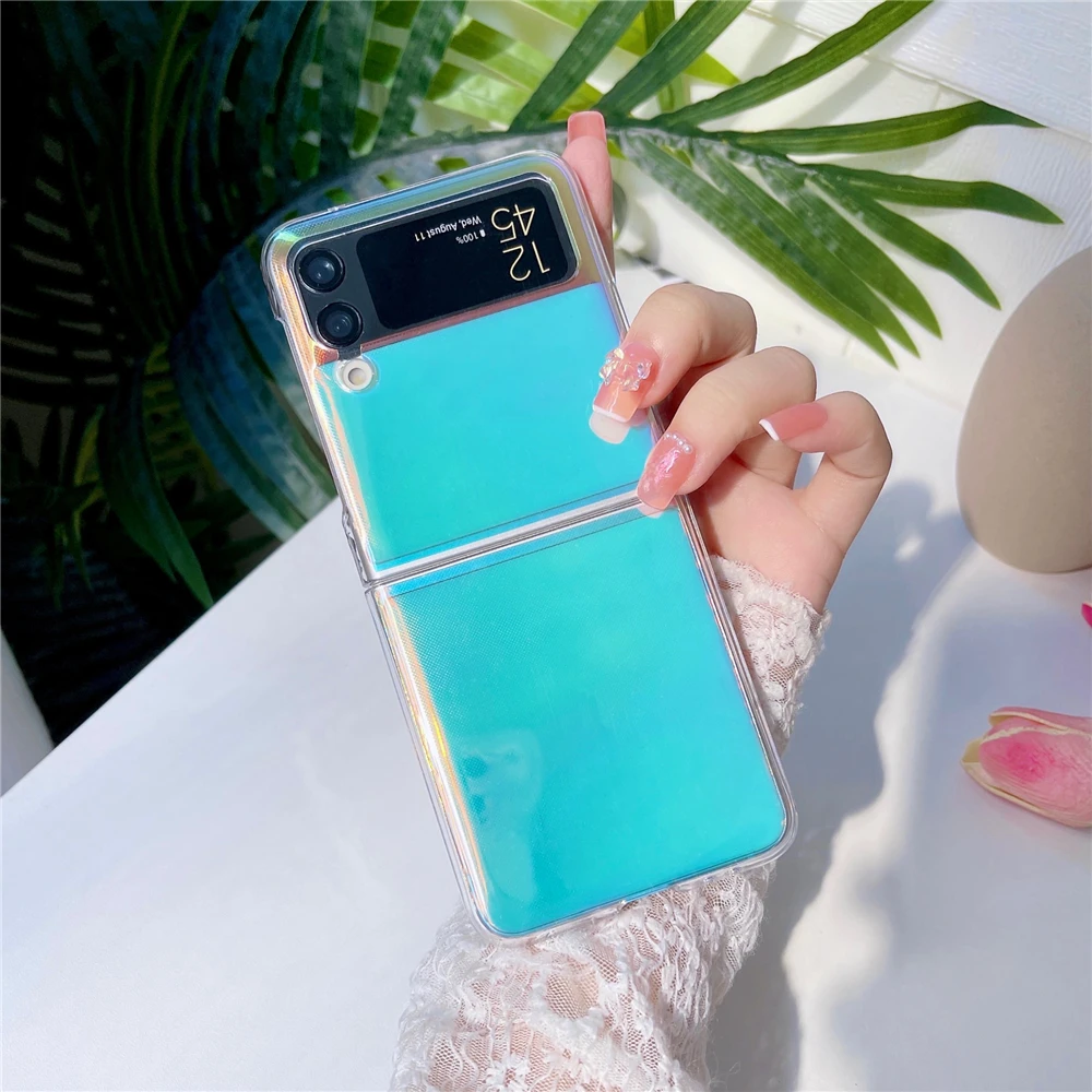 Luxury Gradient Laser Aurora Clear Phone Case For Samsung Galaxy Z Flip 3 4 Z Fold 4 3 Silicone Shockproof Transparent Cover
Luxury Gradient Laser Aurora Clear Phone Case For Samsung Galaxy Z Flip 3 4 Z Fold 4 3 Silicone Shockproof Transparent Cover