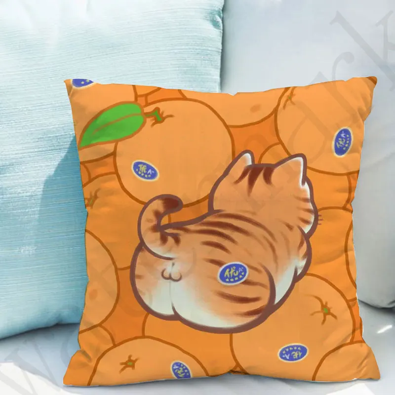 Cat and Fruits Print 45*45cm Throw Pillow Covers Soft Pillowcase Home Decor Cushion Cover Polyester Decorative Sofa Cushions
Cat and Fruits Print 45*45cm Throw Pillow Covers Soft Pillowcase Home Decor Cushion Cover Polyester Decorative Sofa Cushions