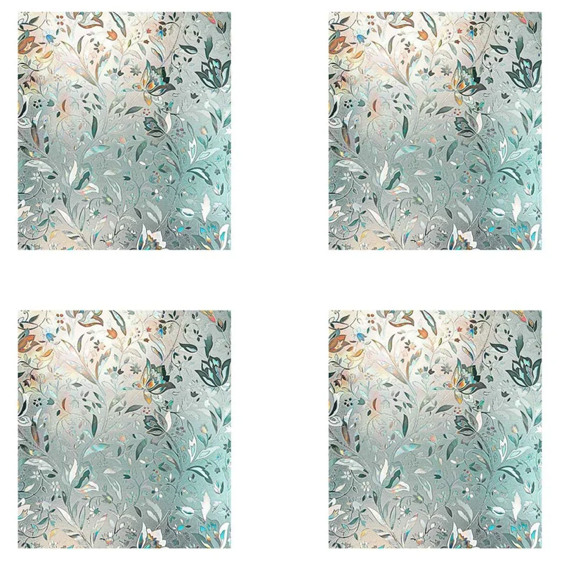 4X 3D Rainbow Window Film Stained Glass Vinyl Static Non Adhesive Film Opaque Privacy Protective Tint -45X100cm
4X 3D Rainbow Window Film Stained Glass Vinyl Static Non Adhesive Film Opaque Privacy Protective Tint -45X100cm