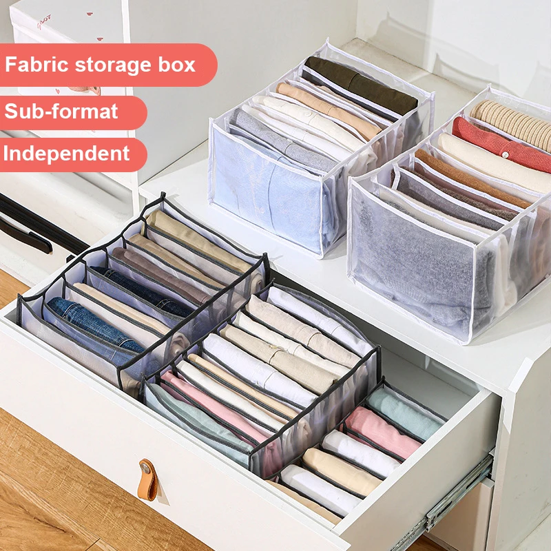 Bedroom Closets Drawer Organizers Box Jeans Clothes In Cabinets for Underwear Divider Fabric Foldable Wardrobe Storage Boxes New
Bedroom Closets Drawer Organizers Box Jeans Clothes In Cabinets for Underwear Divider Fabric Foldable Wardrobe Storage Boxes New