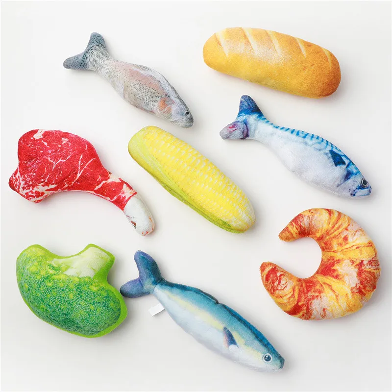 Pet Toys Plush Squeaky Toy Bite-Resistant Clean Dog Chew Puppy Training Toy Soft Fish Bone Vegetable Fruit Pet Supplies
Pet Toys Plush Squeaky Toy Bite-Resistant Clean Dog Chew Puppy Training Toy Soft Fish Bone Vegetable Fruit Pet Supplies
