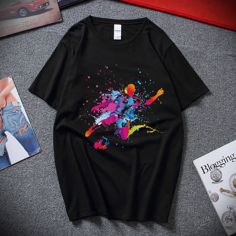 New Football T shirt Mens Casual Streetwear Print Summer Soft Cotton Short Sleeve Unisex Oversize Brand Tee Free Shipping Clothe
New Football T shirt Mens Casual Streetwear Print Summer Soft Cotton Short Sleeve Unisex Oversize Brand Tee Free Shipping Clothe
