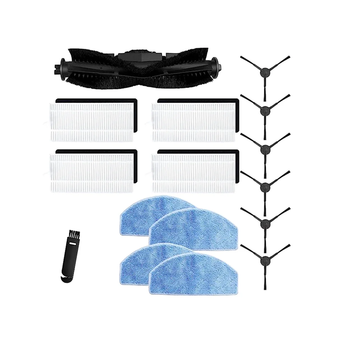 Suitable for G8000 G8000 Pro Robot Vacuum Cleaner Main Brush Filter Side Brush Mop Accessories
Suitable for G8000 G8000 Pro Robot Vacuum Cleaner Main Brush Filter Side Brush Mop Accessories