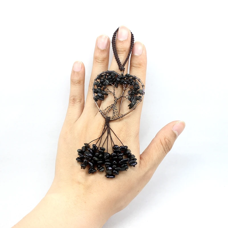 Natural Stone Pendant Heart Shape Car Hanging 7 Chakra Life Of Tree Colorful Irregular Crystal Quartz Healing Amulet Fengshui
Natural Stone Pendant Heart Shape Car Hanging 7 Chakra Life Of Tree Colorful Irregular Crystal Quartz Healing Amulet Fengshui