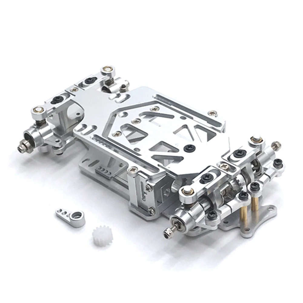 RC01 1/28 Scale RWD RC Drift Car Wheelbase Adjustable Metal Chassis Frame KIT for Wltoys K969 K989 284131 MINI-Q Silver
RC01 1/28 Scale RWD RC Drift Car Wheelbase Adjustable Metal Chassis Frame KIT for Wltoys K969 K989 284131 MINI-Q Silver