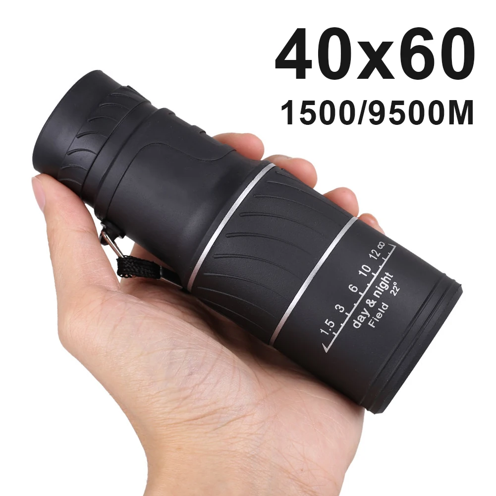 40X60 Telescope Professional Monocular Powerful Binoculars BAK4 HD Optics Pocket Telescope for Travel Bird Watching Monocular
40X60 Telescope Professional Monocular Powerful Binoculars BAK4 HD Optics Pocket Telescope for Travel Bird Watching Monocular