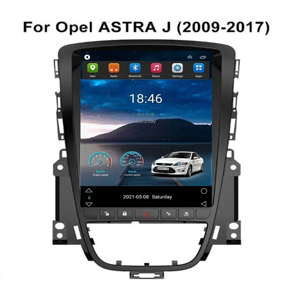 5G LTE Android 13.0 для OPEL ASTRA J Tesla типа Мультимедийный стерео Автомобильный DVD-плеер