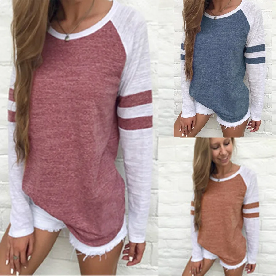 2022 Fashion Explosions Multi-color Multi-code Stripe Splicing Long Sleeve T-shirt
2022 Fashion Explosions Multi-color Multi-code Stripe Splicing Long Sleeve T-shirt