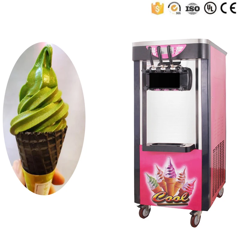 2100W Commercial Soft Ice Cream Machine Bar Cafe Shop 3 Flavors Ice Cream Machine Vending Machine
2100W Commercial Soft Ice Cream Machine Bar Cafe Shop 3 Flavors Ice Cream Machine Vending Machine