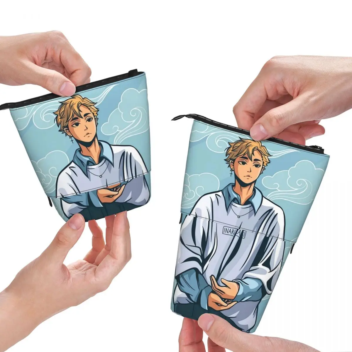 Miya Atsumu Fold Pencil Case Japanese Anime Print Stationery Cute Standing Pencil Box Girls Boys Pen Organizer
Miya Atsumu Fold Pencil Case Japanese Anime Print Stationery Cute Standing Pencil Box Girls Boys Pen Organizer