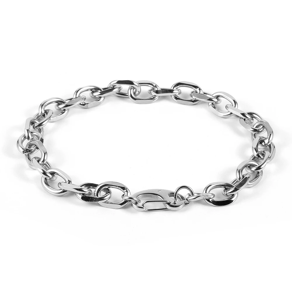 6/8mm Punk Stainless Steel Mens Bracelets On Hand Chunky Miami Curb Cuban Chain Silver Color Women Bracelet Viking Norse Jewelry
6/8mm Punk Stainless Steel Mens Bracelets On Hand Chunky Miami Curb Cuban Chain Silver Color Women Bracelet Viking Norse Jewelry