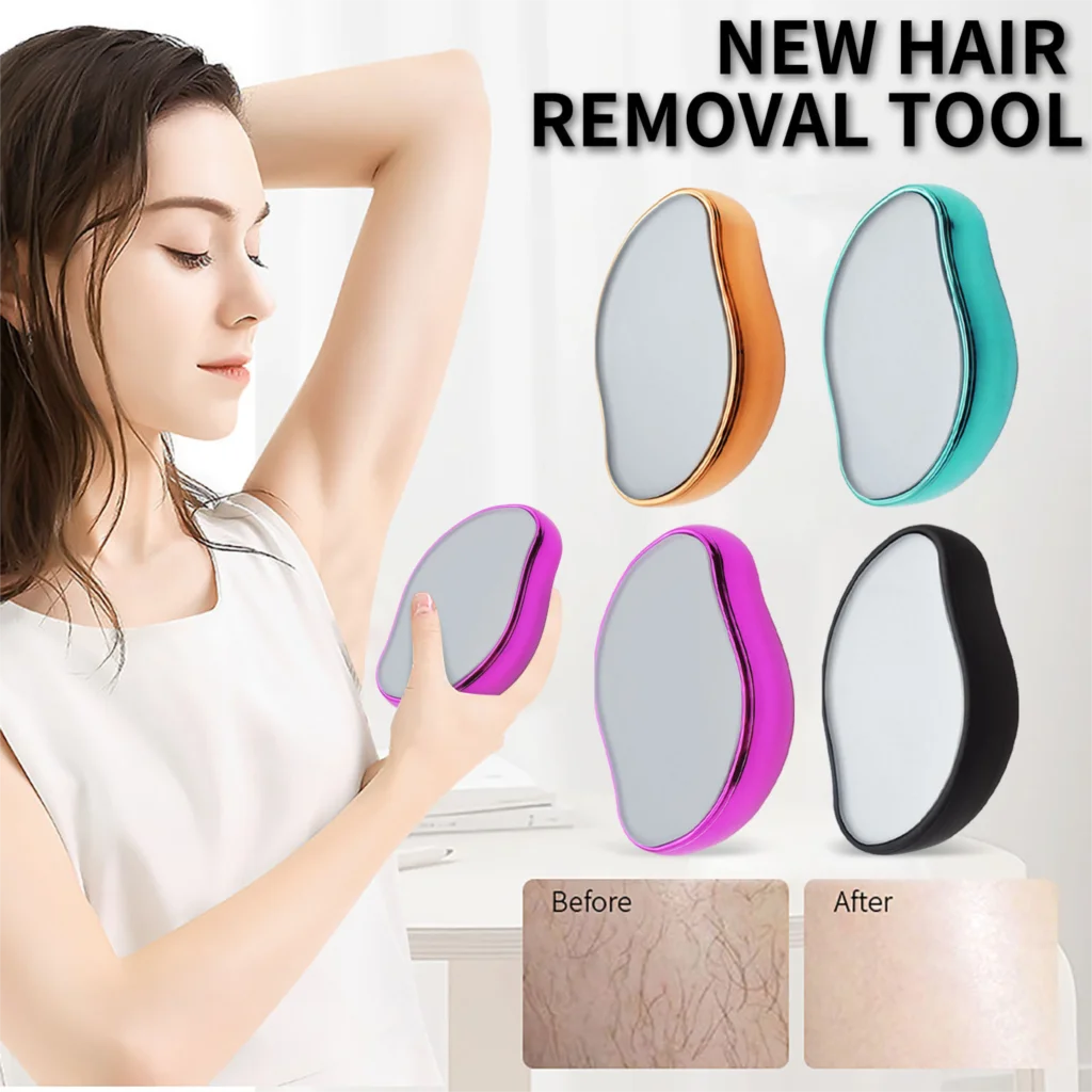 New Physical Hair Removal Painless Safe Epilator Easy Cleaning Reusable Body Beauty Depilation Tool Crystal Hair Eraser
New Physical Hair Removal Painless Safe Epilator Easy Cleaning Reusable Body Beauty Depilation Tool Crystal Hair Eraser
