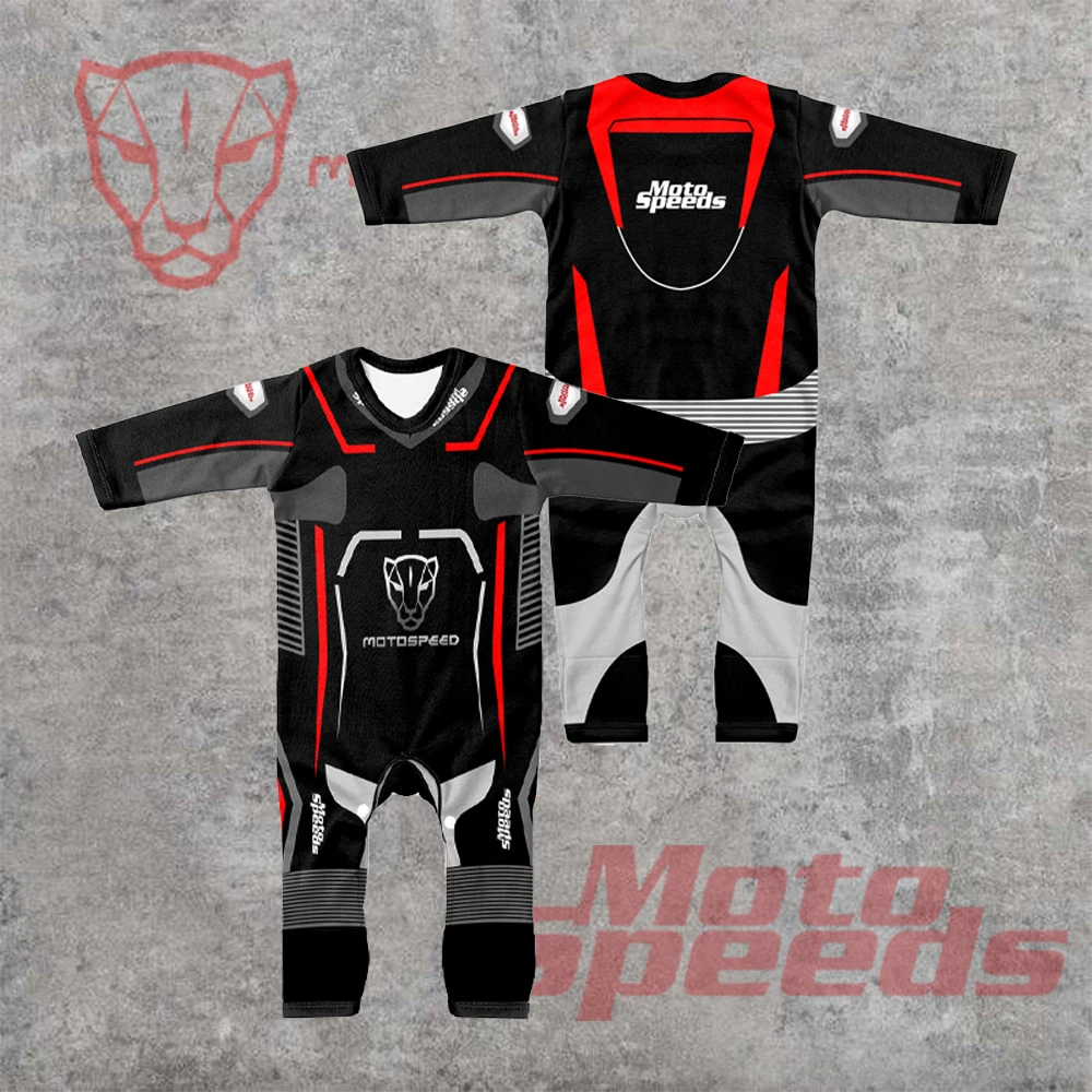 Новый детский мотоциклетный комбинезон для мальчиков и девочек Bebe MOTO GP соревнование ползучий костюм-это Лидер продаж универсальный модный ...
Новый детский мотоциклетный комбинезон для мальчиков и девочек Bebe MOTO GP соревнование ползучий костюм-это Лидер продаж универсальный модный ...