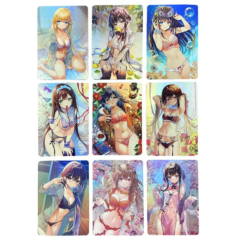 9pcs/set ACG Refraction Series New Underwear Girls 4th Bullet Student Uniform Swimsuit Sexy Beautiful Girl Game Collection Gift
9pcs/set ACG Refraction Series New Underwear Girls 4th Bullet Student Uniform Swimsuit Sexy Beautiful Girl Game Collection Gift